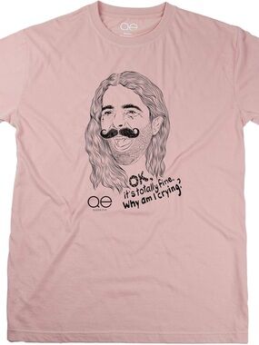 Queer Eye Pink Graphic Tee - "It's Totally Fine"